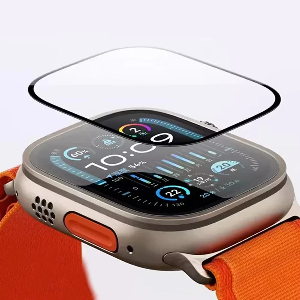 Suitable for Apple Watch 41-42-44mm 45-46-49mm screen protector 10 9 8 7 6 5 SE series (non-tempered glass) film accessories