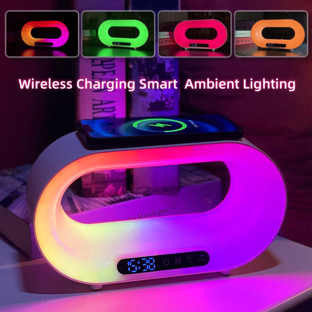 3-in-1 LED Night Light Alarm Clock