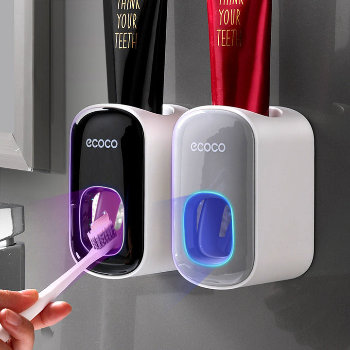 Wall-Mounted Toothpaste Dispenser Set