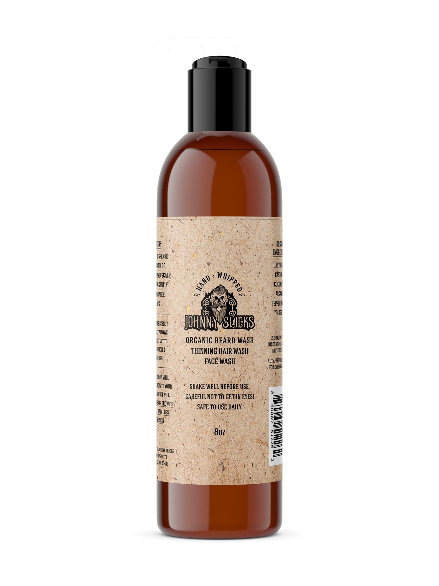 Organic Hand-Whipped Beard Wash – Liquid Cleanser