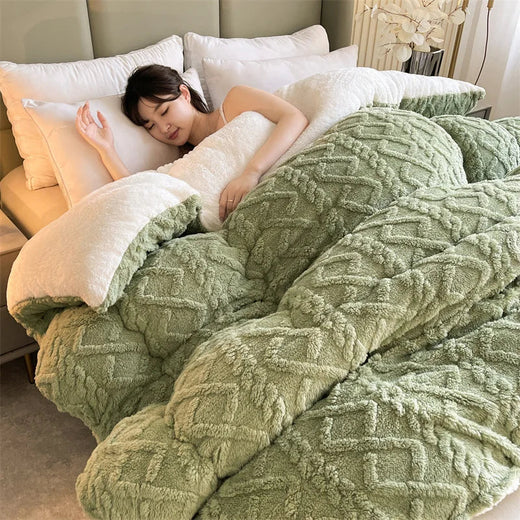 Double-Sided Velvet Fleece Blanket