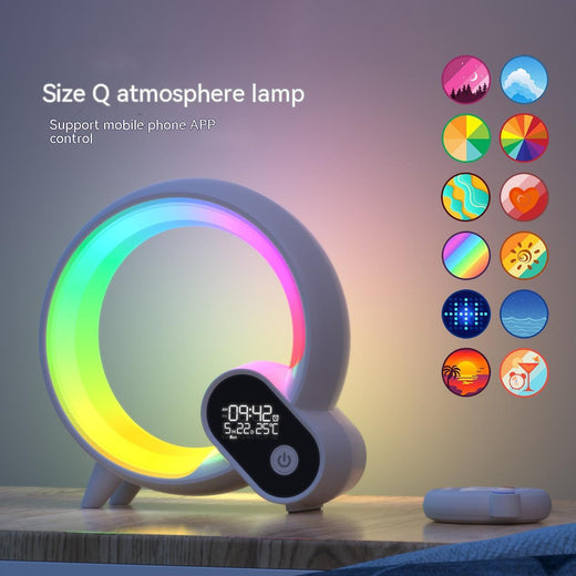 Q Light Sunrise Alarm Clock Speaker